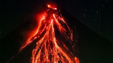 Active volcanoes and eruptions in the Philippines .